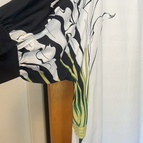 NWT Gracia Tunic  / Shirt Dress Large Black And White - Picture 7 of 12